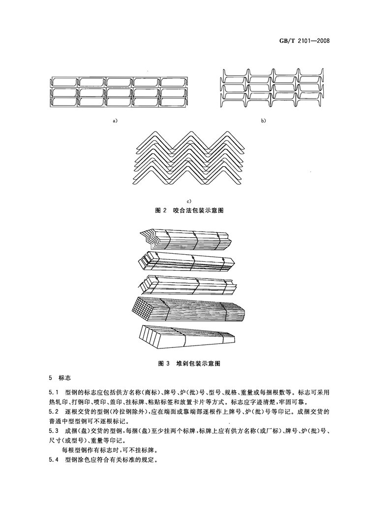 型钢验收、包装、标志及质量证明书的一般规定(图6)