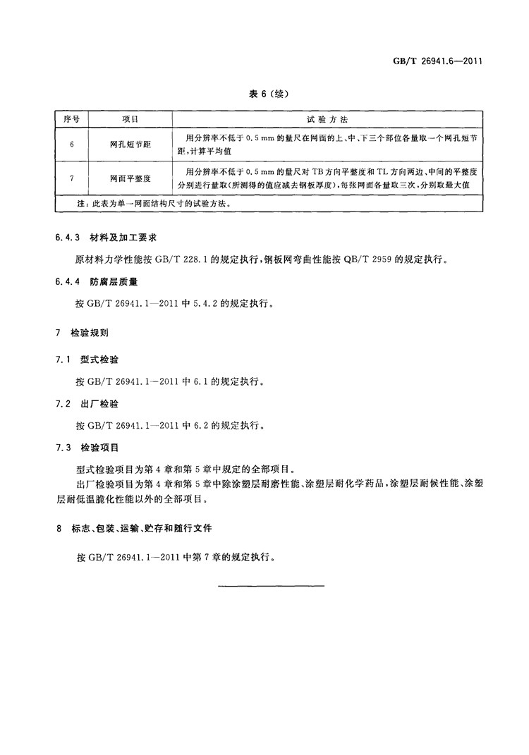 隔离栅 第6部分：钢板网  国家标准(图9)